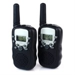 Walkie Talkie Sæt – Rækkevidde op til 2,5 km (2 stk) – Sort